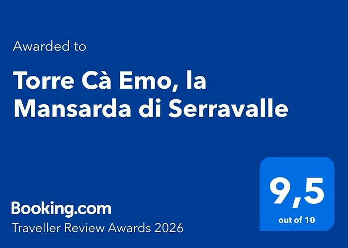 Torre Ca Emo, La Mansarda Di Serravalle 아파트호텔